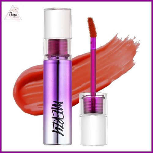 Son Merzy Vỏ Tím Tone Cam Nâu Cháy Ánh Nhũ Vàng (Dt9) Son Tint Bóng Siêu Lì, Cho Đôi Môi Căng Mọng Merzy Aurora Dewy Tint 5.5G - 062