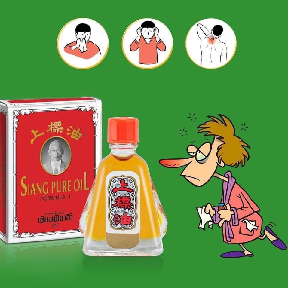 [HCM]DẦU GIÓ ĐỎ THÁI LAN SIANG PURE OIL