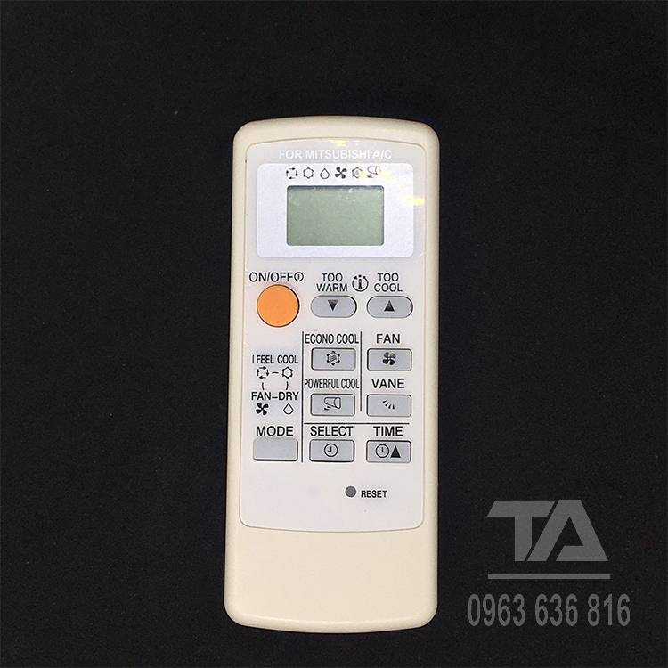 REMOTE MÁY LẠNH MITSUBISHI ELECTRIC INVERTER MP08B