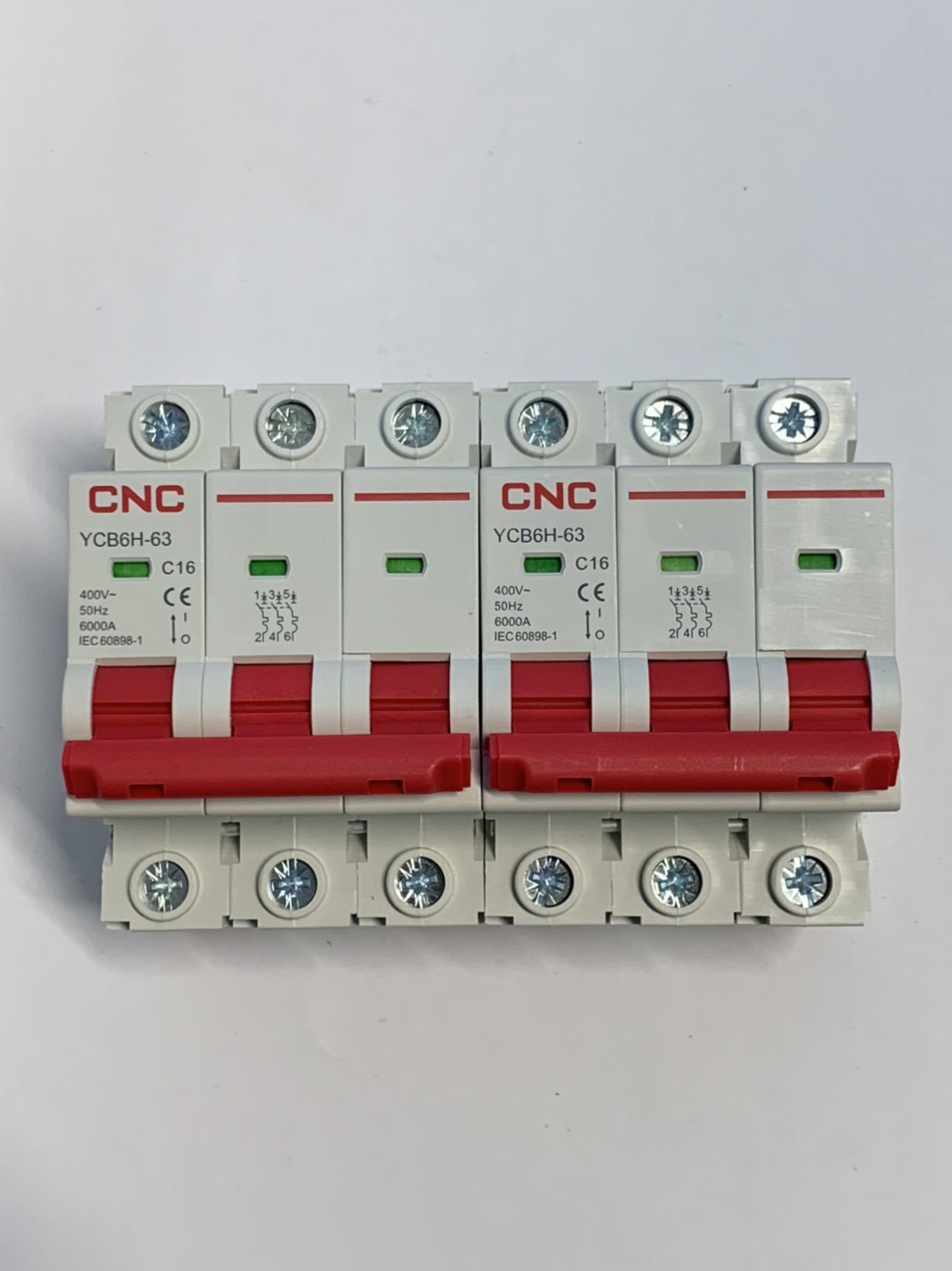Aptomat 1pha/2pha/3pha 6A-63A YCB6H-63 hãng CNC Electric