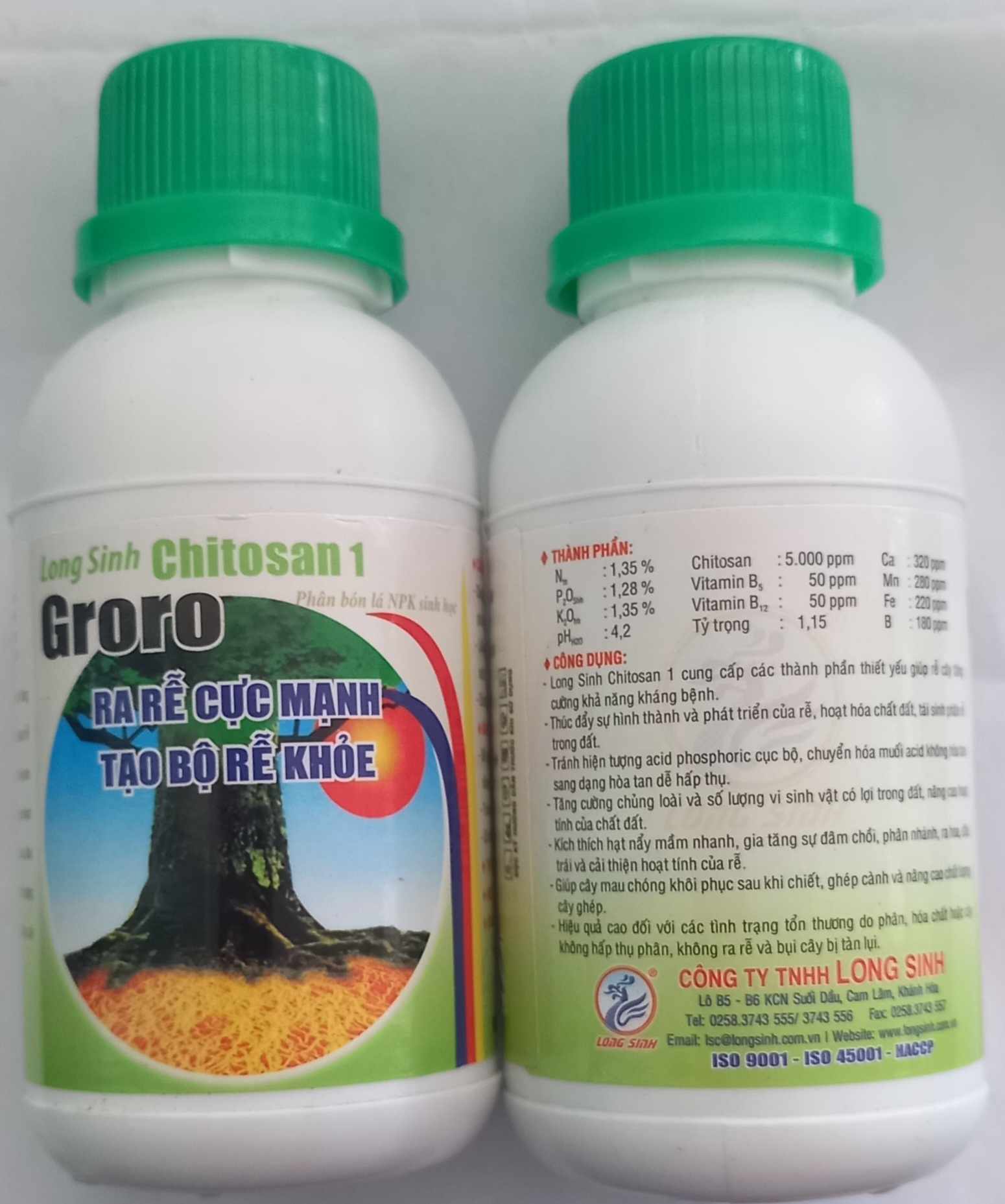 Phân bón kích ra rễ cực mạnh Groro Chitosan (chai 100ml), cho tất cả các cây trồng