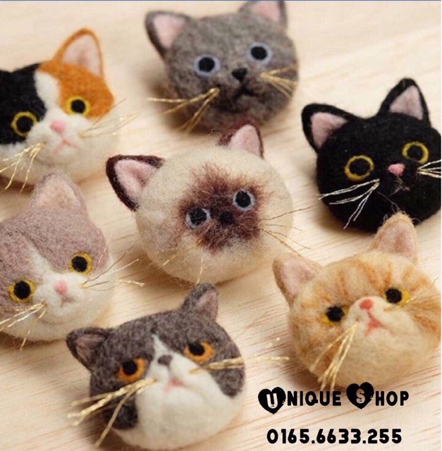 Len Chọc Nghệ Thuật Needle Felt