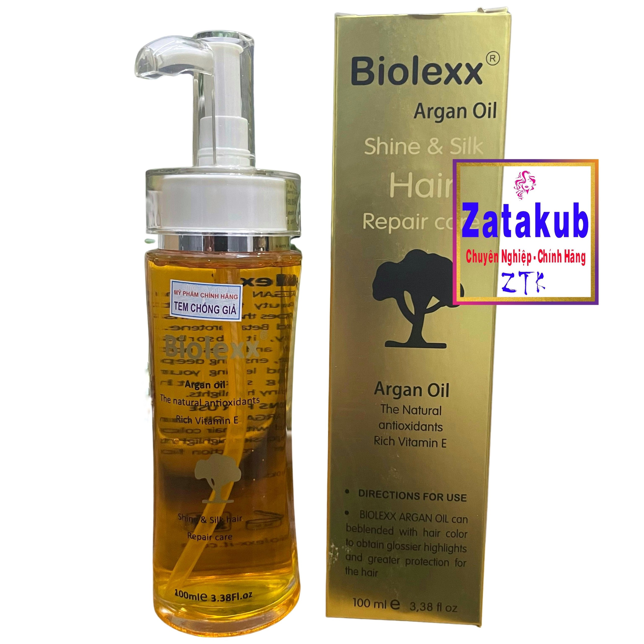Tinh dầu dưỡng tóc cao cấp Biolexx Argan Oil 100ml