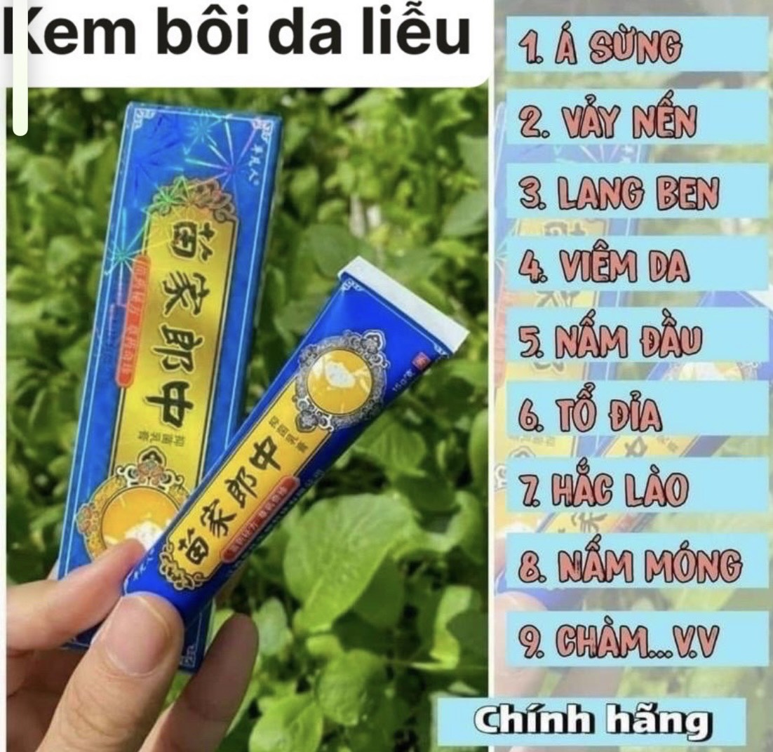 KEM BÔI DA BÀ LÃO XANH DƯƠNG