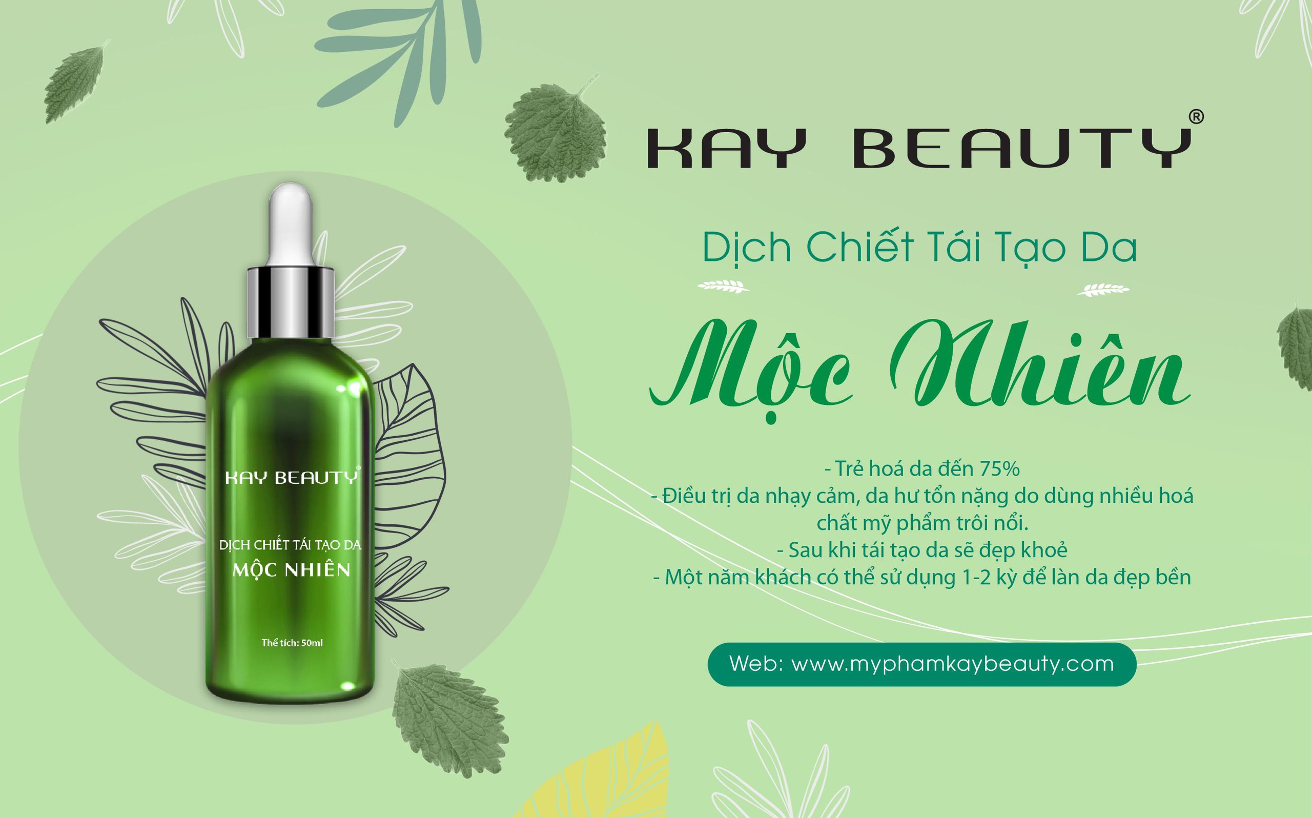 [HCM]Dịch Chiết Tái Tạo Da MỘC NHIÊN