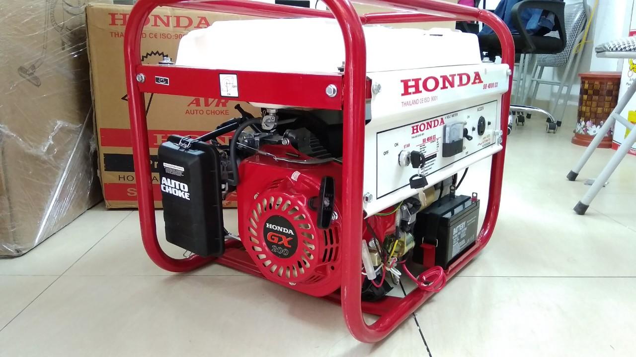 Máy phát điện Honda SH 3500 công suất 3kw giá rẻ(chạy xăng, điện đề)