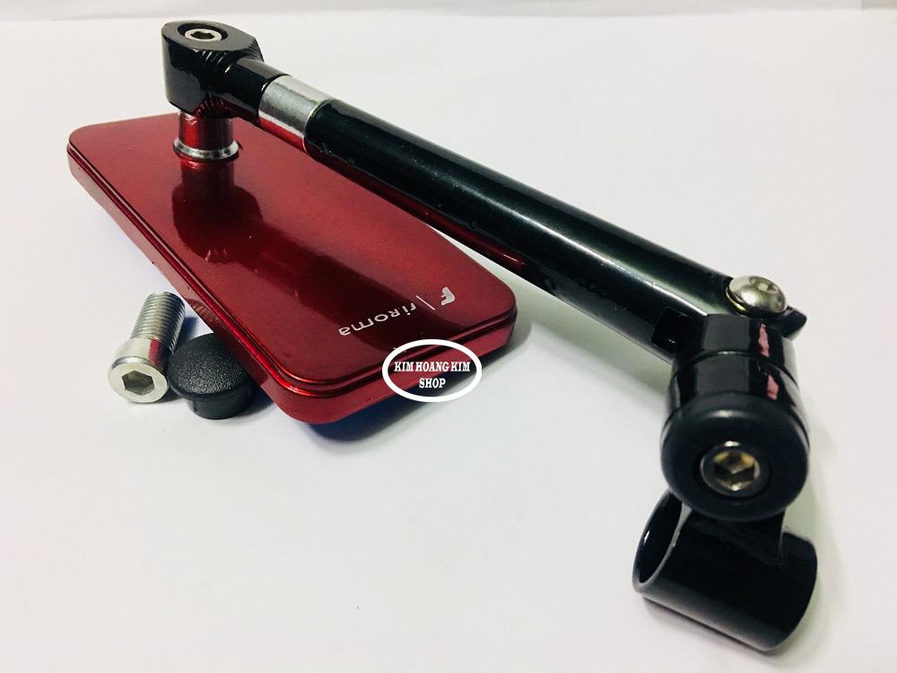 Kính chiếu hậu Kiểu Iphone gắn các loại xe máy (Màu Đỏ) giá siêu rẻ