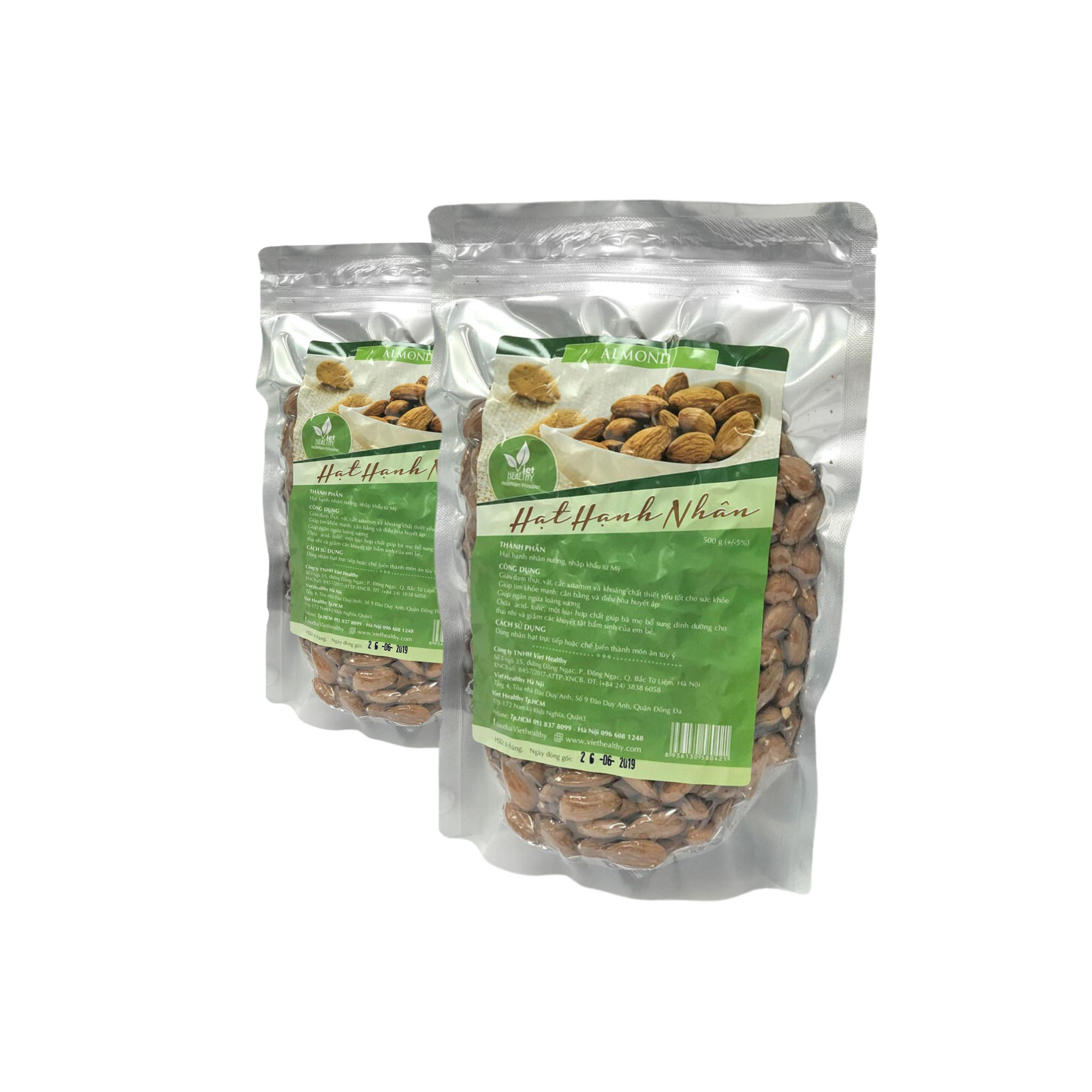 Viet Healthy Almonds 500Gr