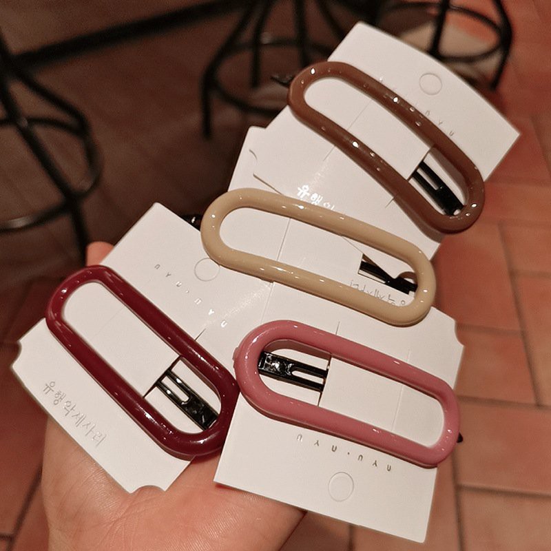 [HÀNG CÓ SẴN] Kẹp Tóc Bấm Phong Cách Hàn Quốc Đơn Giản Kẹp Tóc Bấm Candy Clip