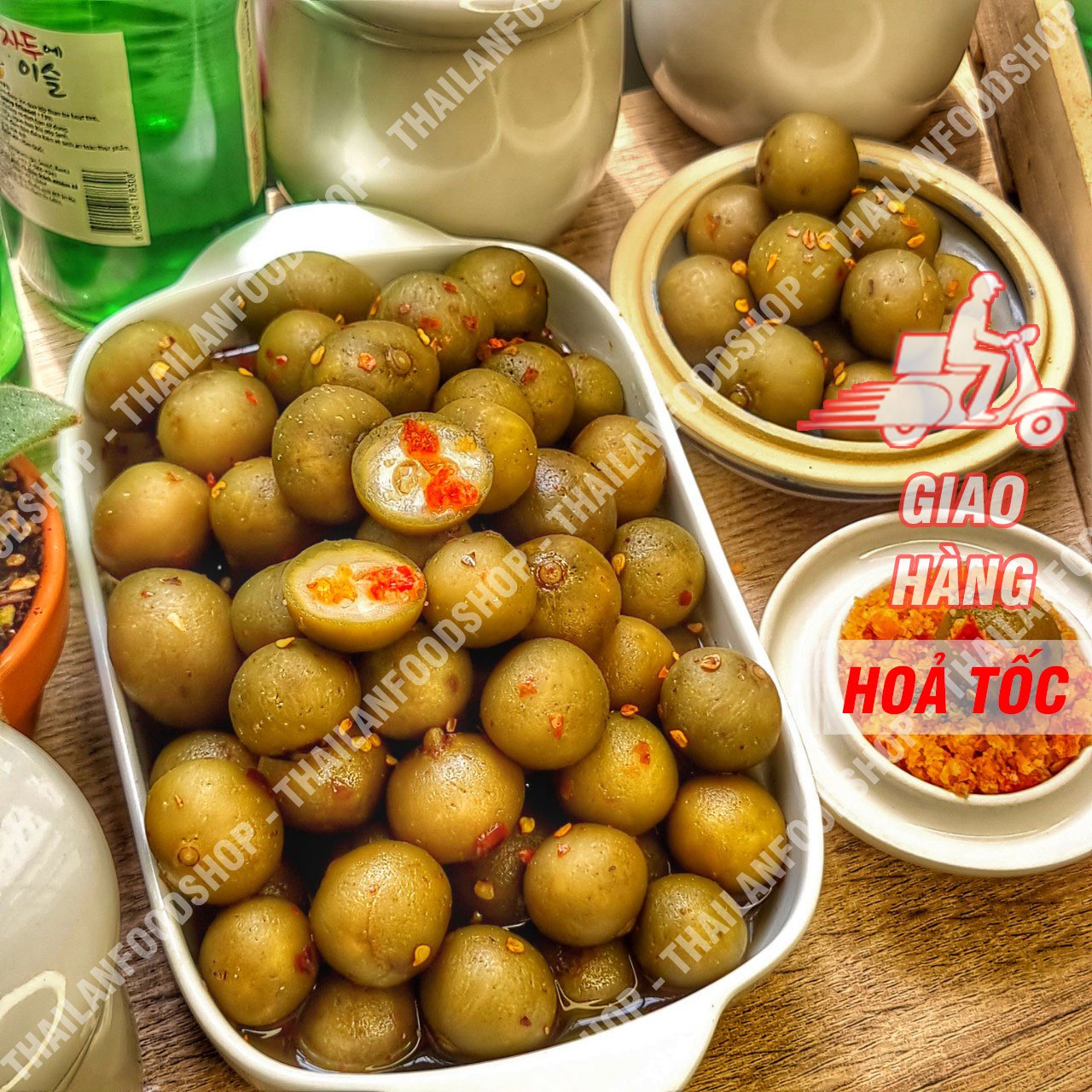 Umbrella plum crocodile bag Mail crispy spicy-box 500gr