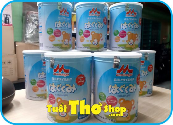 [DATE T9/2022] [ MẪU MỚI KHÔNG ĐAI] Sữa Morinaga bước 1 850G cho Bé từ 0 đến 6 tháng - Tuổi Thơ Shop