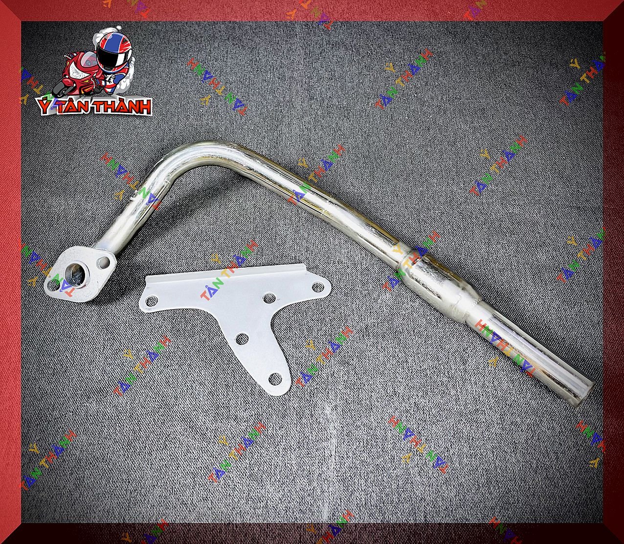 cổ pas pô 4 road inox 304 xe vario,click 125 MS 77