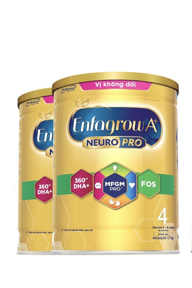 [Hoàn tiền 12%] Sữa Bột Enfa A+ Neuro 4 1.7kg ( Mẫu mới )