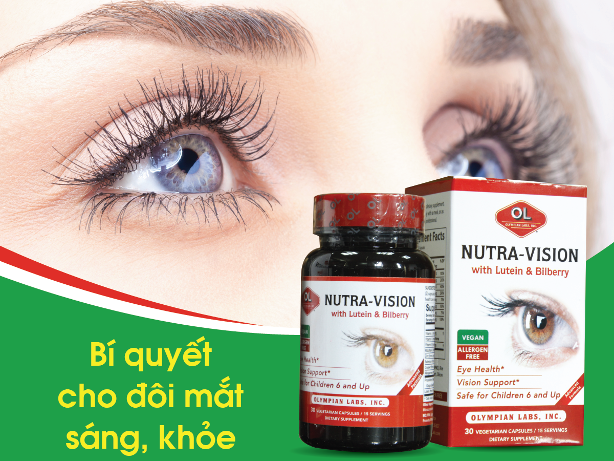 NUTRA-VISION CHO ĐÔI MẮT KHỎE MẠNH