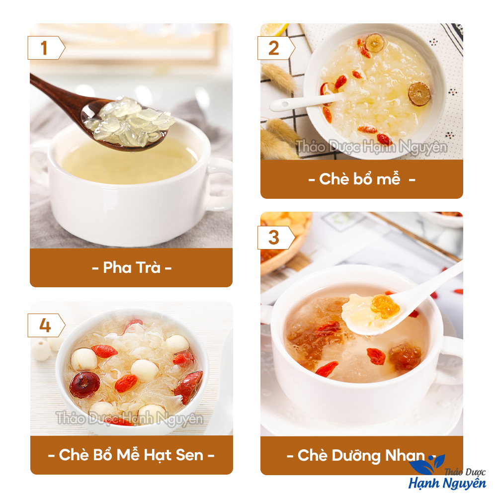 bồ mễ 100g, hạt tuyết liên tử, nguyên liệu nấu chè dưỡng nhan, giúp đẹp da, chống lão hoá
