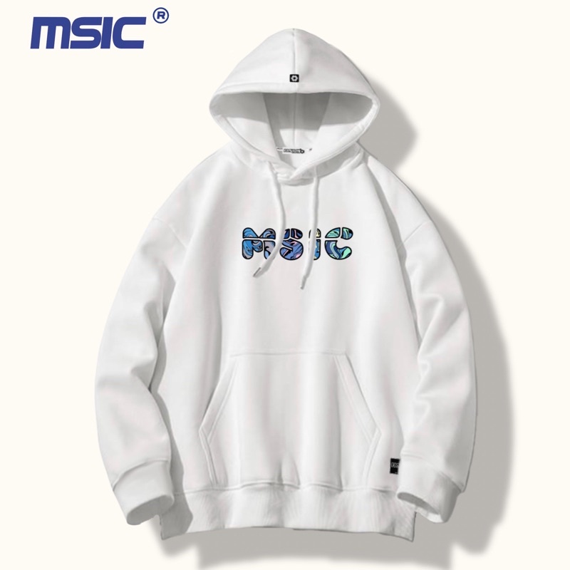 Áo Khoác Hoodie Basic Trắng