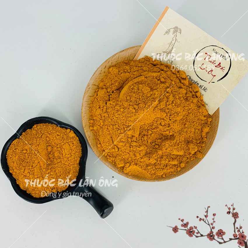 Bột nghệ vàng 100g, nguyên chất, thơm, mịn, gia vị tẩm ướp, tạo màu, hương vị cho món ăn