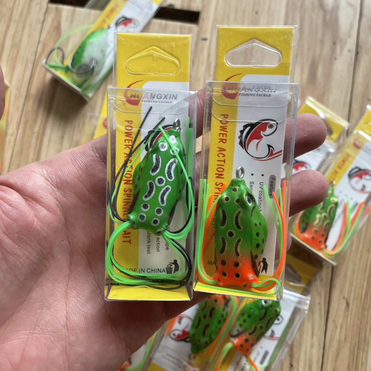 [HCM]Mồi Câu Lure Nhái hơi Giá Rẻ