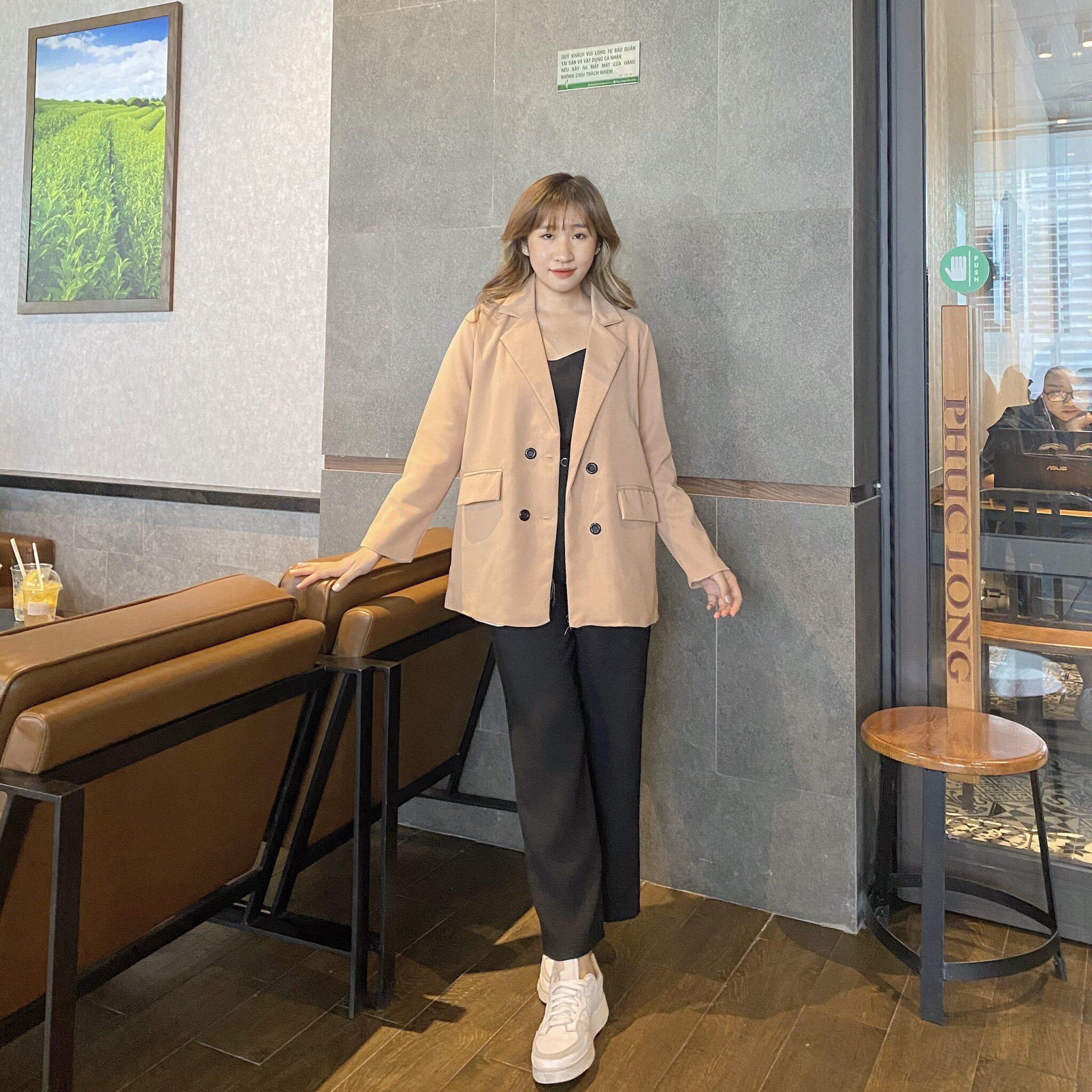 [Lấy mã giảm thêm 30%]ÁO BLAZER HÀN QUỐC 2 LỚP TÚI NẮP (ảnh thật/sẵn/có video)