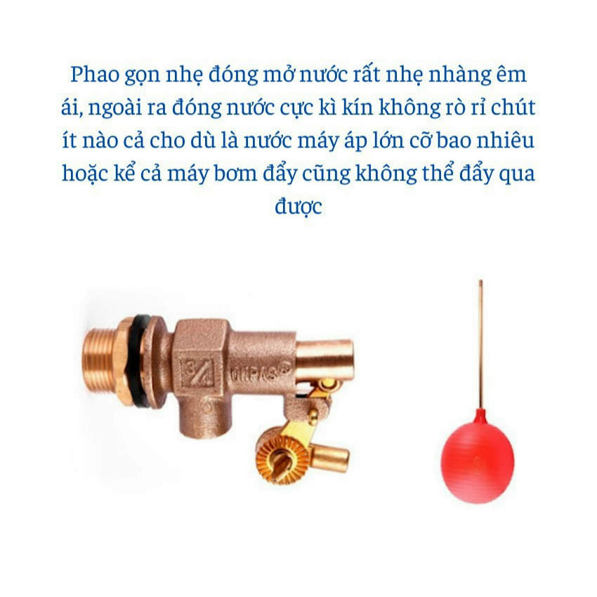 Phao cơ thau phi 21,27,34 dành cho các loại bồn nước - DALICO
