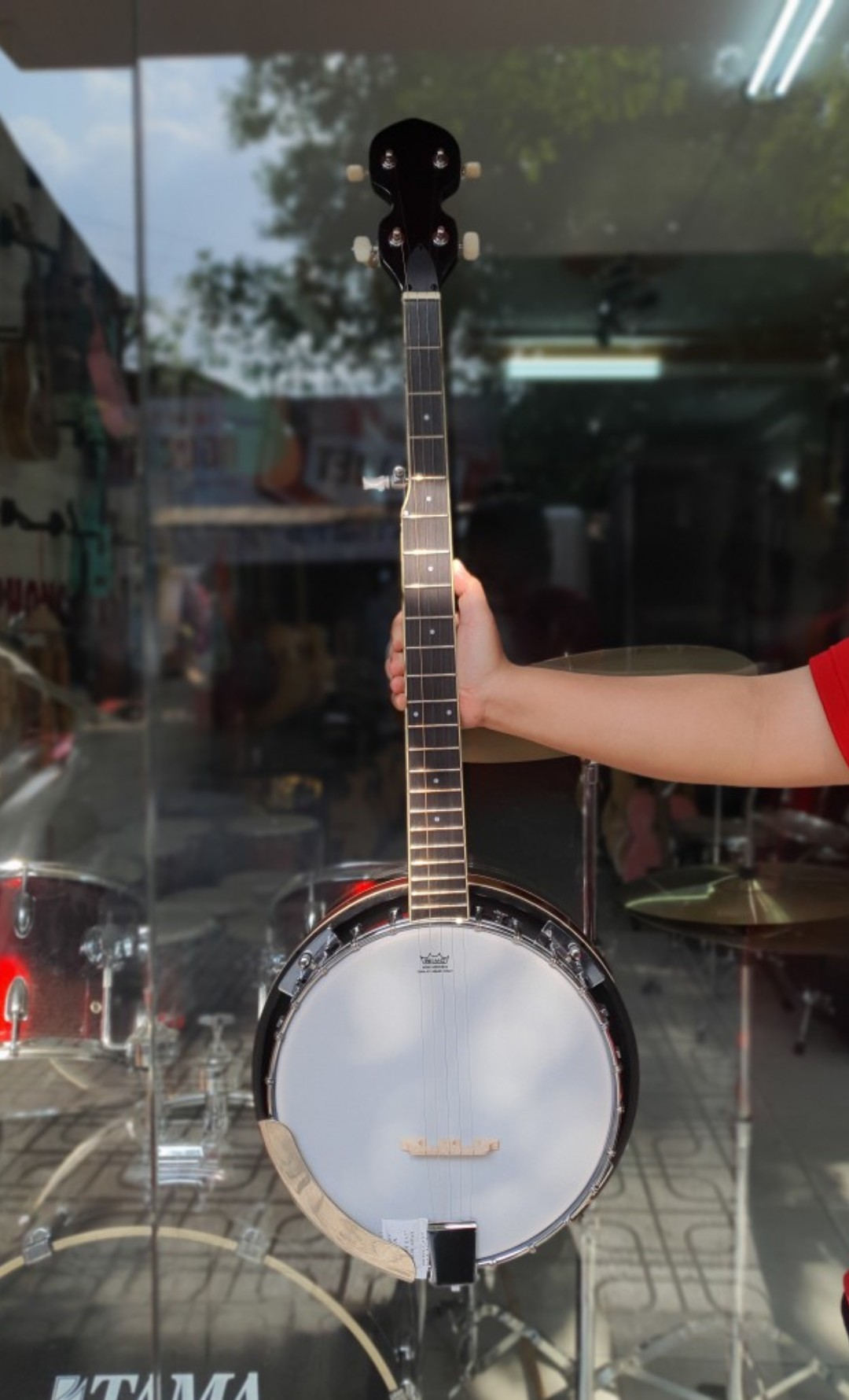 Đàn Banjo nhập khẩu gỗ Mahogany