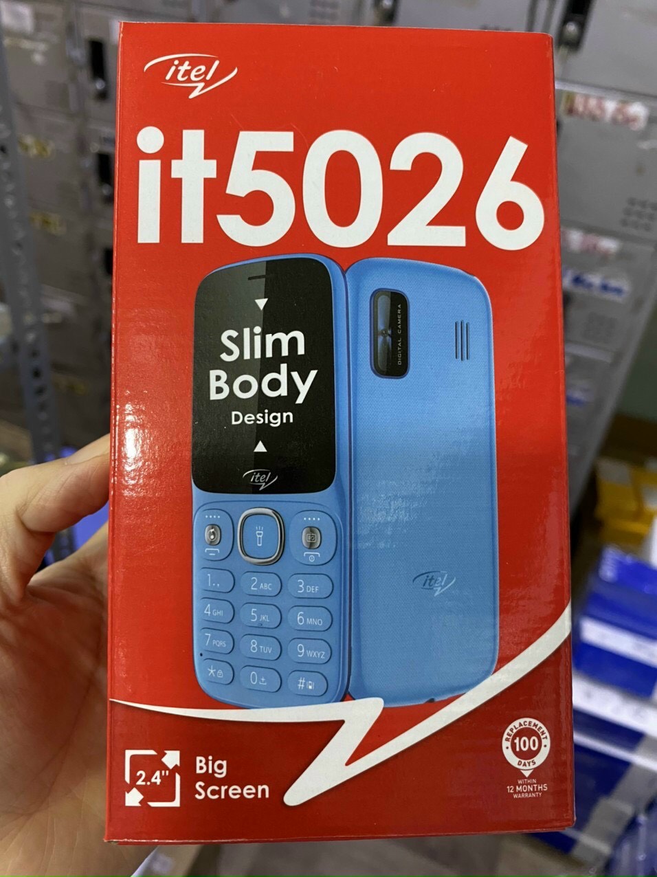 Điện thoại itel it5026 mới Fullbox - Bảo hành 12 tháng
