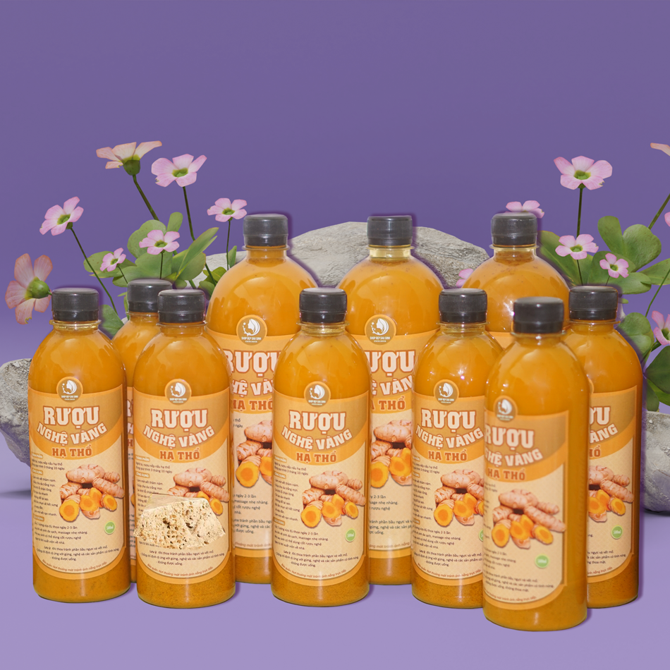 Cốt nghệ vàng hạ thổ 1000ml (Quà 18k)