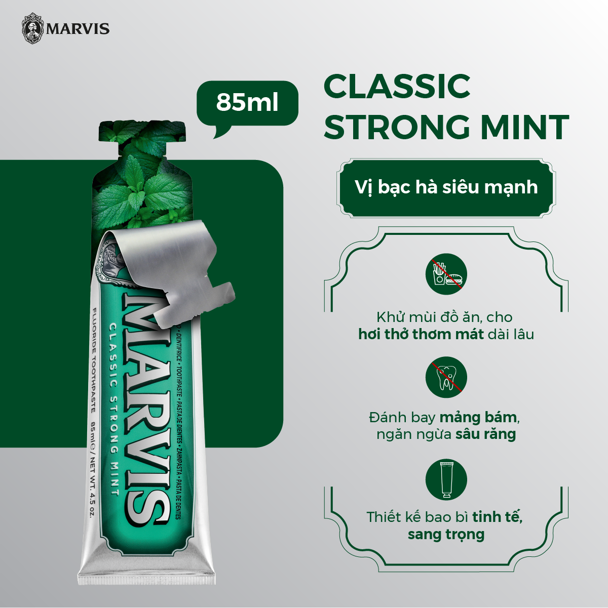 Kem Đánh Răng MARVIS Ginger Mint 85ML
