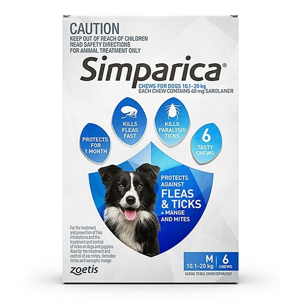 Simparica trị ngoại ký sinh trùng cho chó