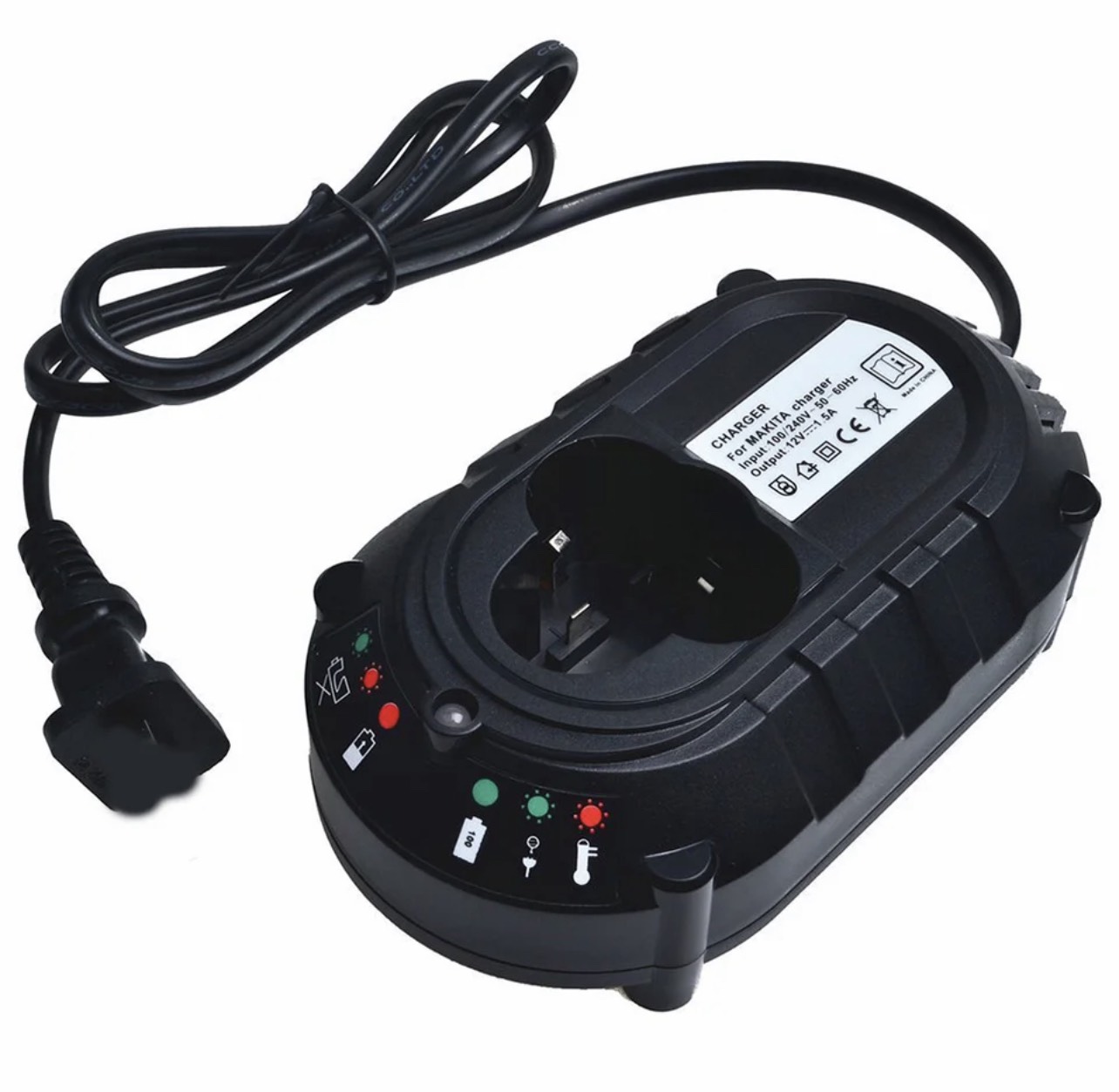 Sạc pin Makita 10.8v - 12v Li-ion mới 100%, sử dụng điện AC 220V.
