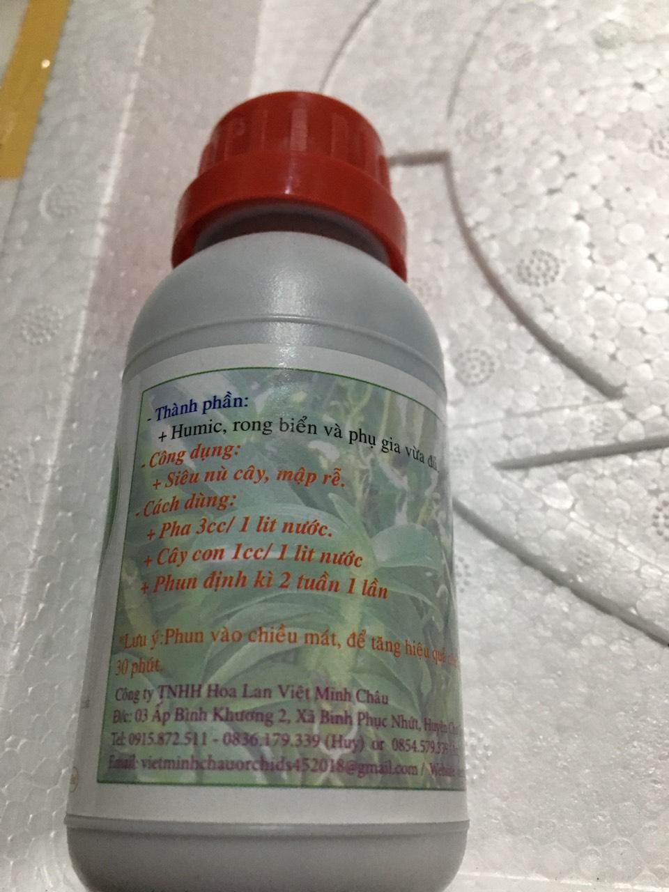 Phân bón cao cấp Ông thần nù hữu cơ cho hoa lan 100ml