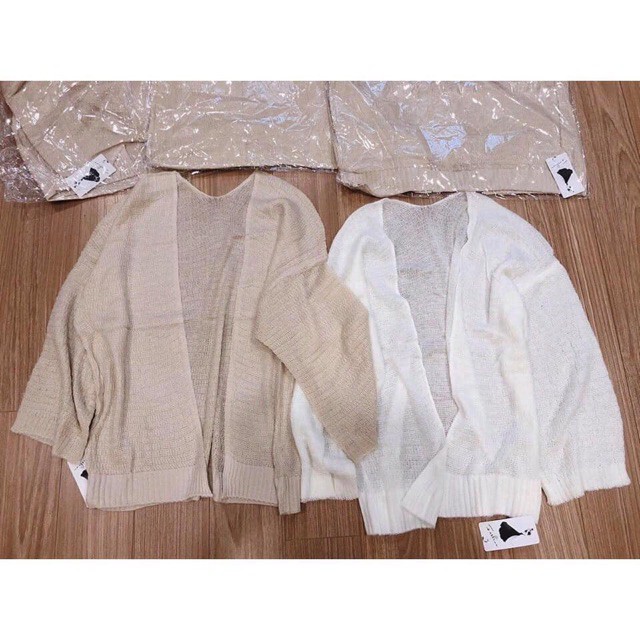 [Mã FASHIONT4WA2 giảm 10K đơn 50K] áo caligan len mỏng