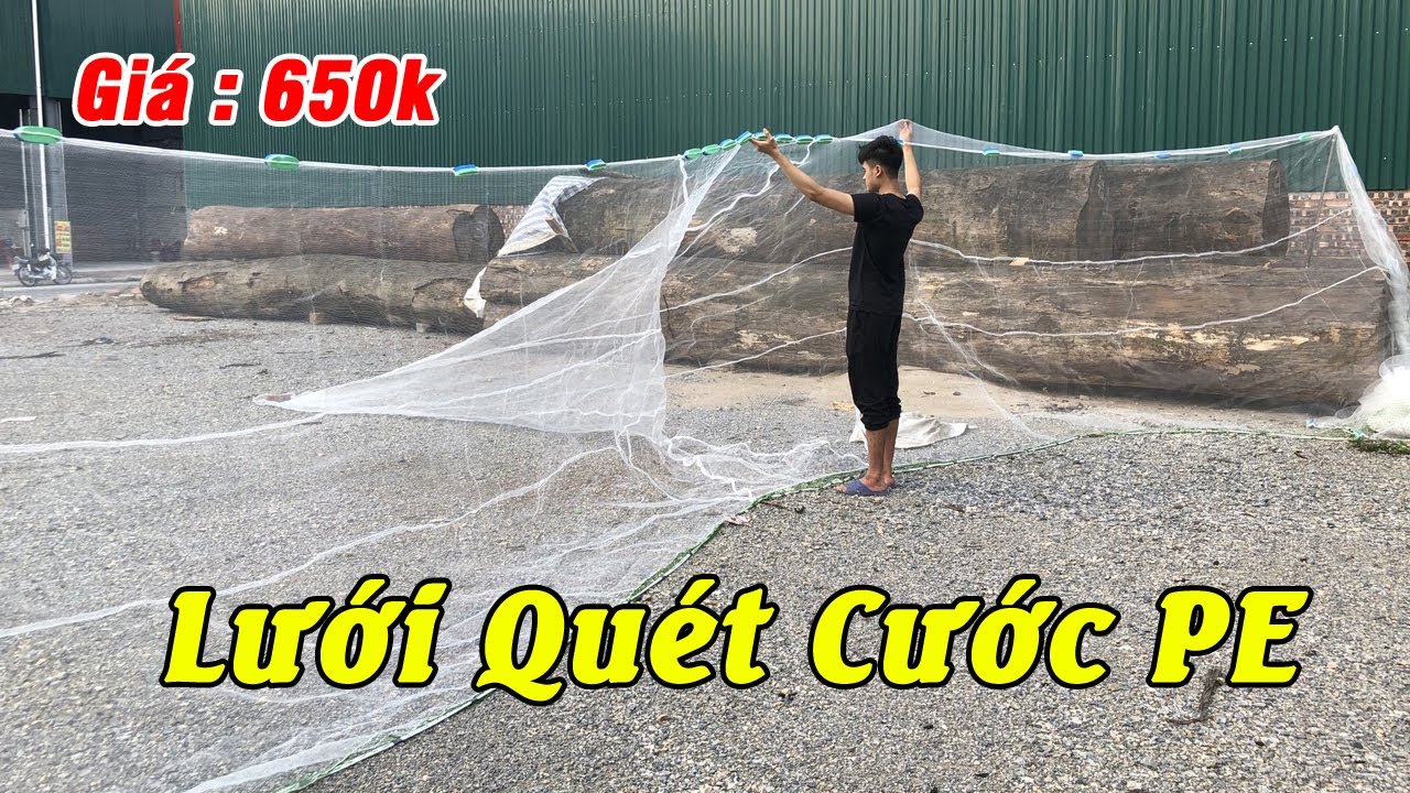 [Giảm Giá ] lưới vét cá cao 2m dài 10m A CƯỜNG