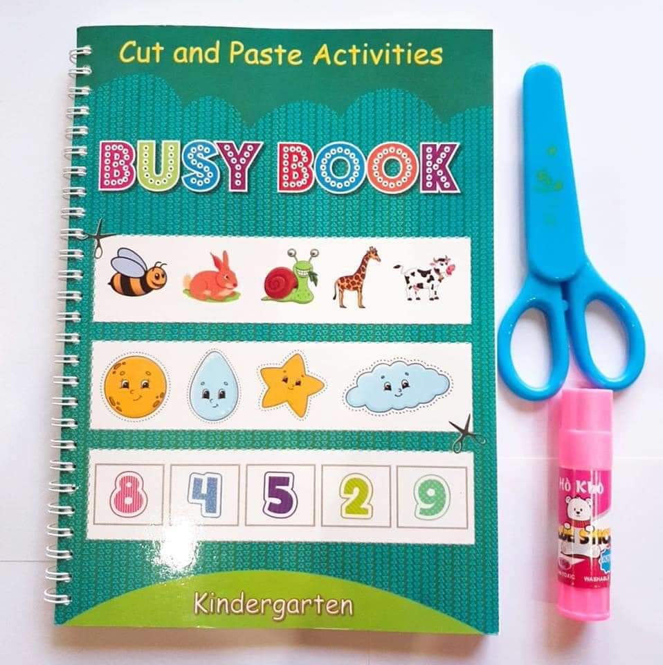 Đồ chơi cho bé học tiếng anh (Tặng kèm file nghe) Busy Book 1c
