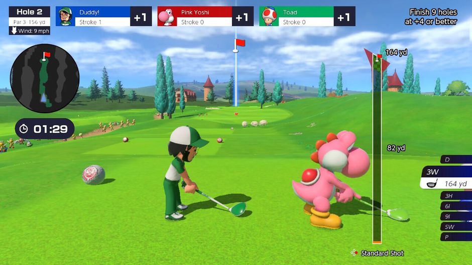 Đĩa Game Nintendo Switch : Mario Golf : Super Rush EU
