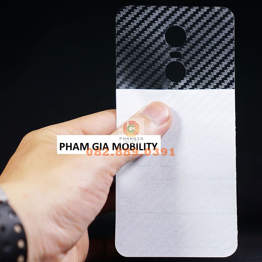 Miếng dán mặt lưng skin carbon Xiaomi Redmi 5/ 5A/ 5A Prime/ 5 Plus