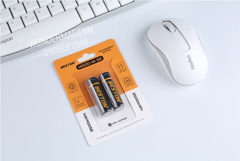 Pin sạc AA 1.5V cao cấp Beston Lithium 3500mWh
