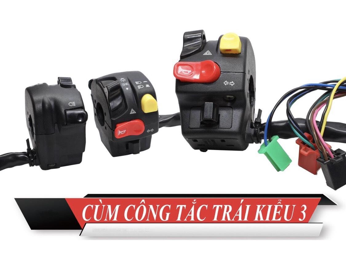 Cùm Công Tắc Trái Domino Kiểu 3