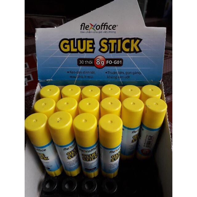 Combo 5 Keo Hồ khô Flexoffice Thiên Long 8g FO-G01
