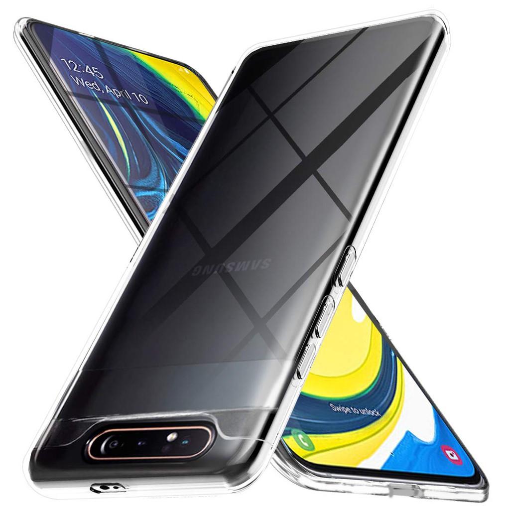 Ốp Dẻo Trong cho Samsung Galaxy A80 (loại A+ chống ố vàng)