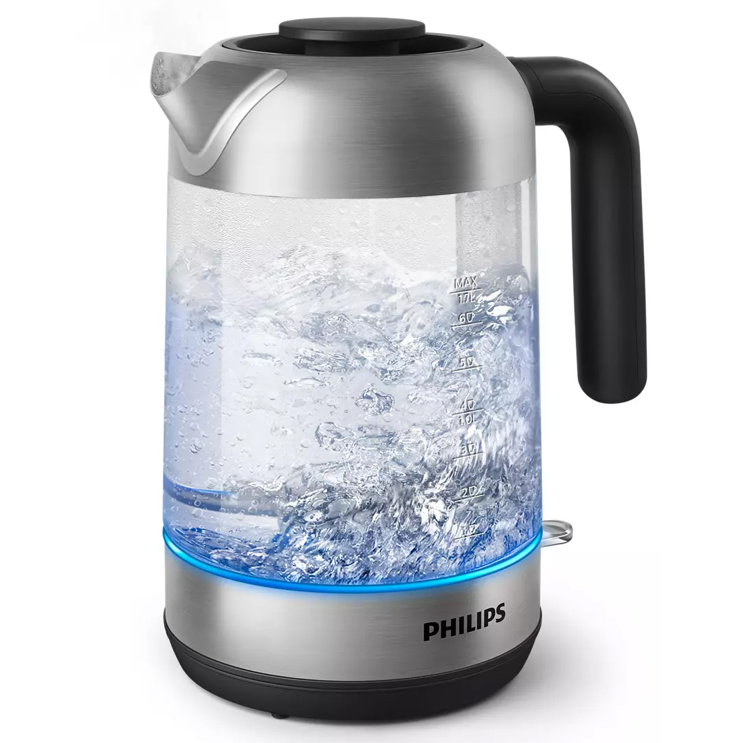 Ấm siêu tốc Philips 1.7L HD9339 màu đen (thủy tinh)