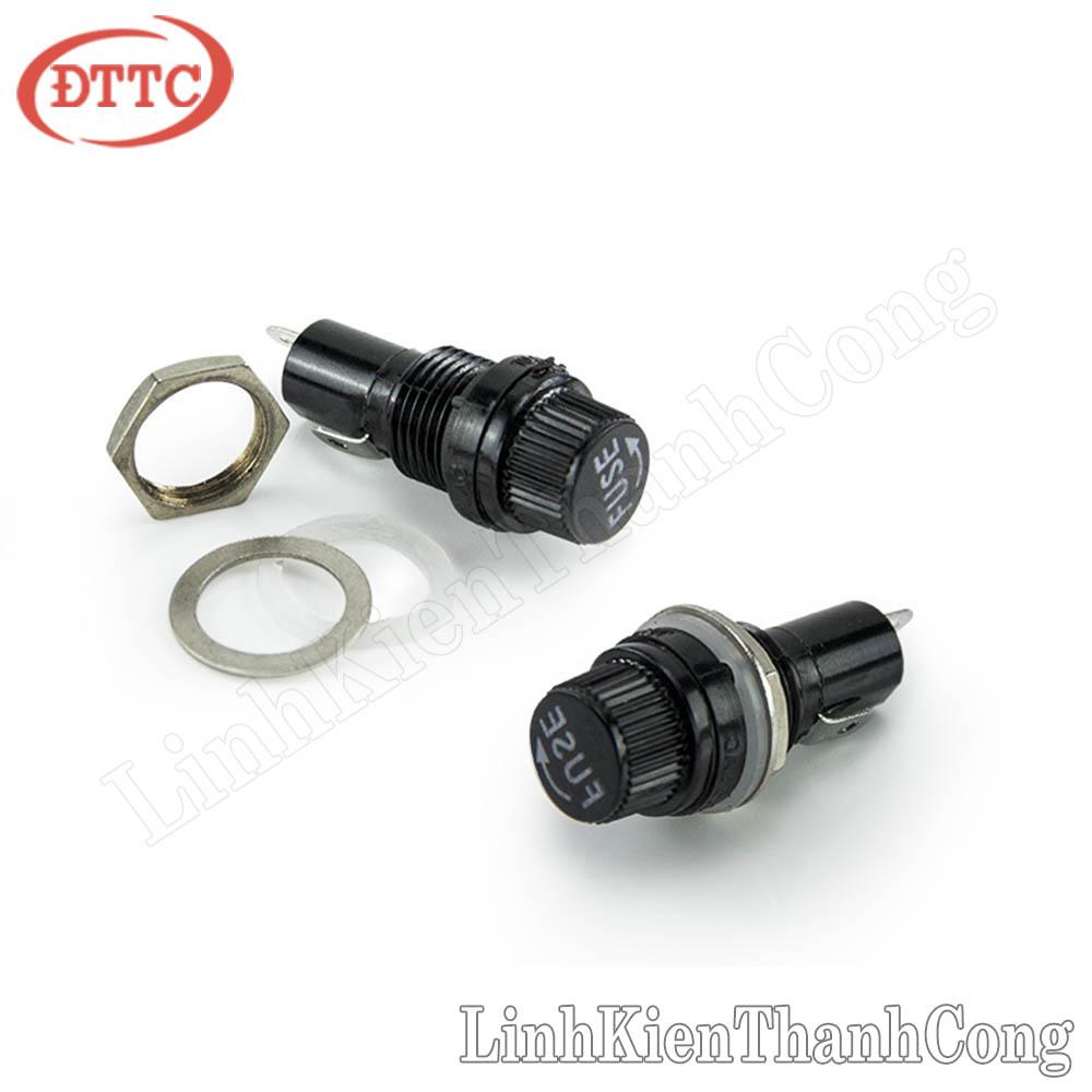 Cầu Chì 15A 250V (Vỏ + Cầu Chì 6x30mm)