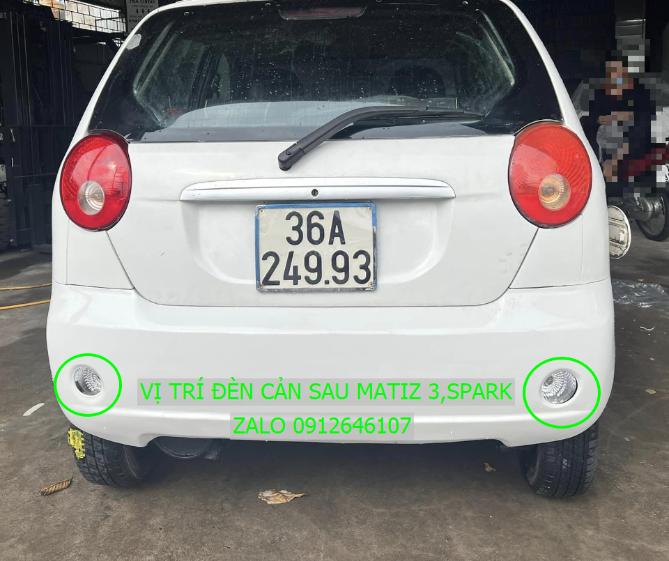 Đèn lùi, Đèn cản sau Matiz 3 Spark (giá/1 cái)