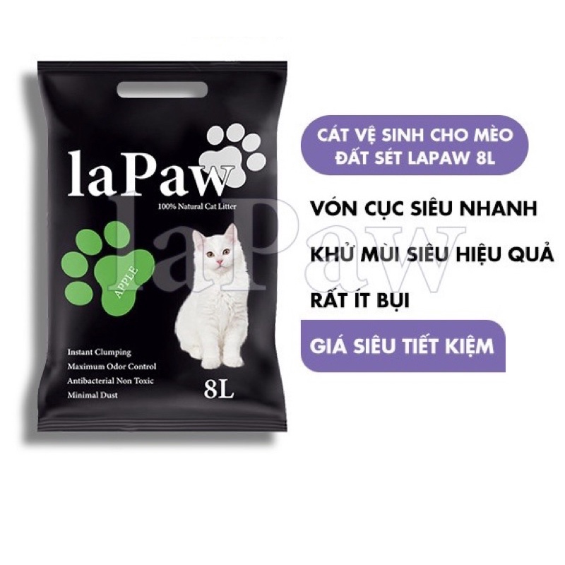 Cát Vệ Sinh Cho Mèo LaPaw(Catsme) Túi 8L