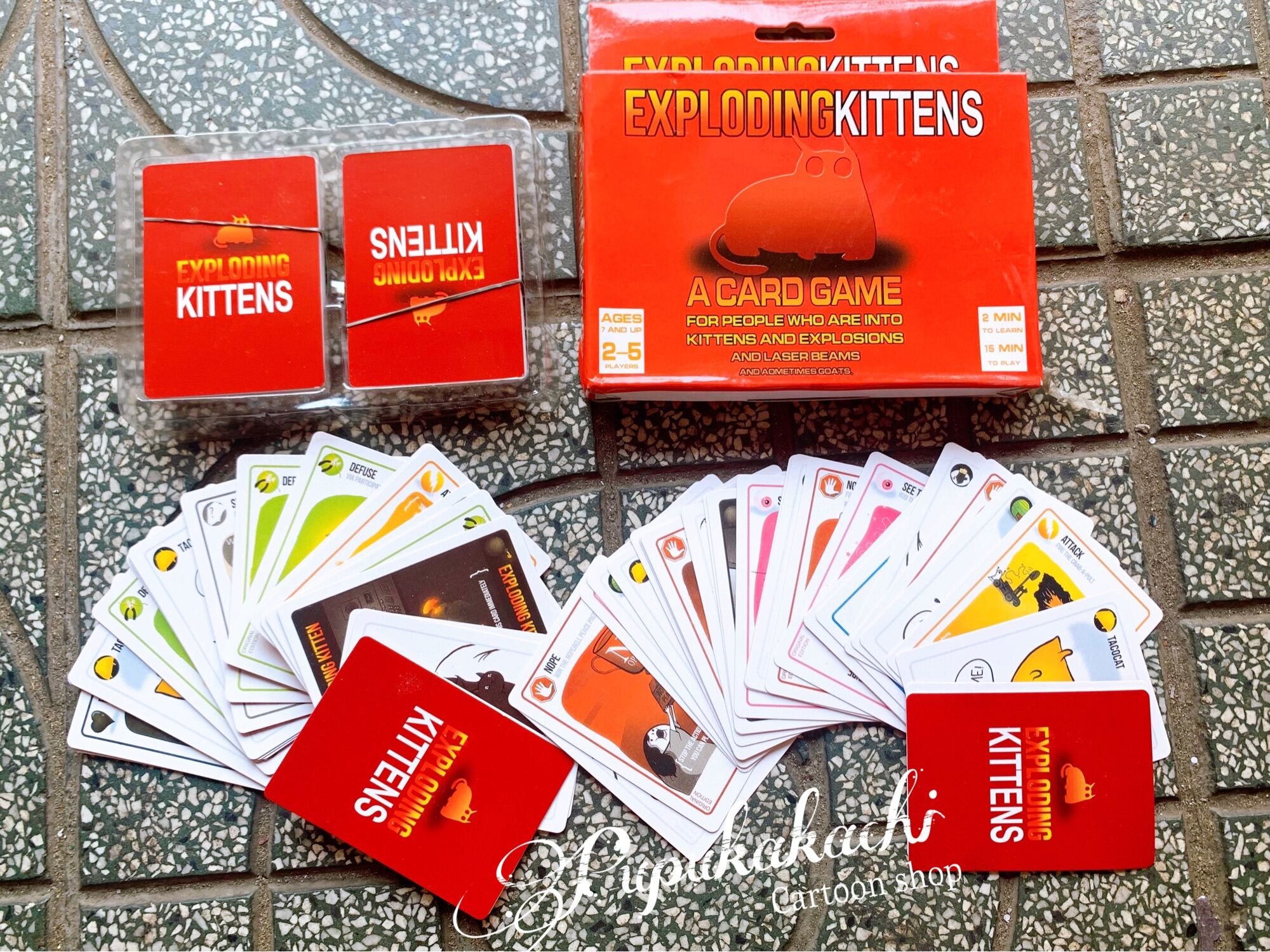 Bộ Bài Mèo Nổ Exploding Kittens Cơ Bản