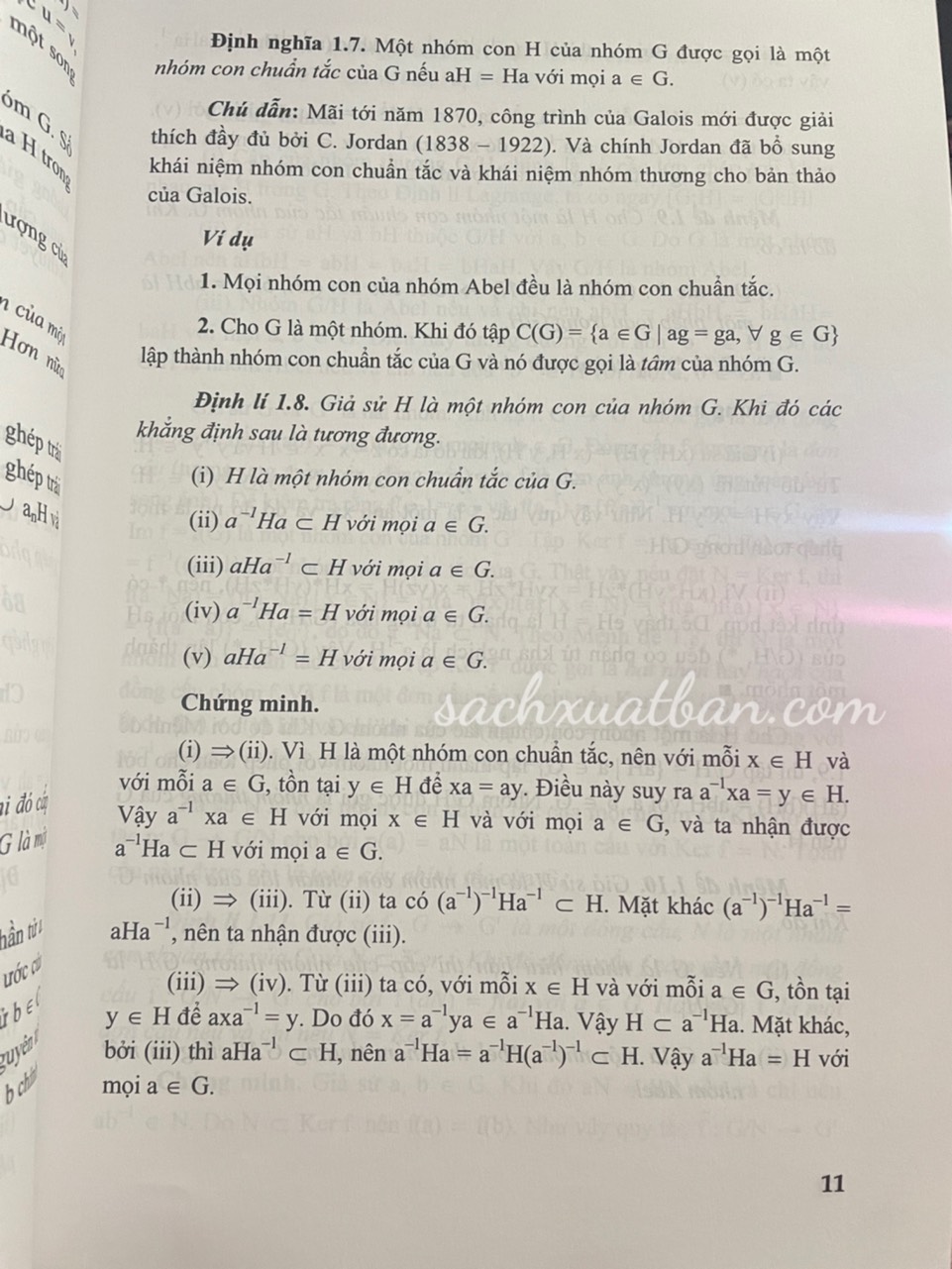 Sách Cơ sở lí thuyết Galois - NTbooks