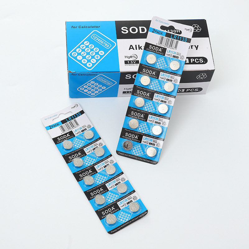 Vỉ Pin Cúc Áo Vỉ 10 Viên (AG13 LR44) (AG10 LR1130) (AG3 LR41) (AG1 LR621) (AG4 LR626)