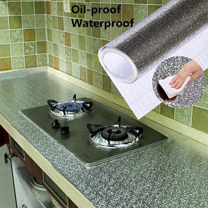 Cuộn Giấy Bạc Dán Tường Nhà Bếp Cách Nhiệt Đa Năng