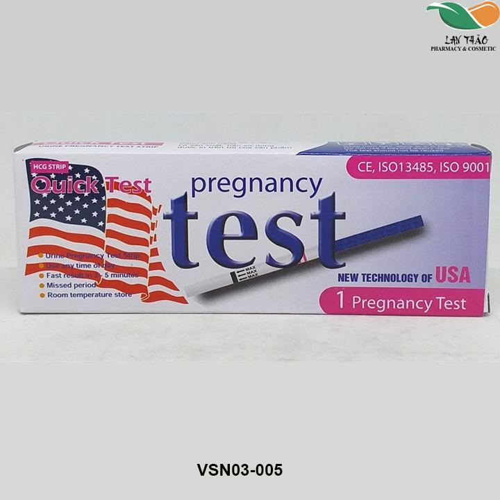 [HCM][Che tên sp] COMBO 5 QUE THỬ THAI QUICK TEST CHÍNH XÁC HIỆU QUẢ CAO
