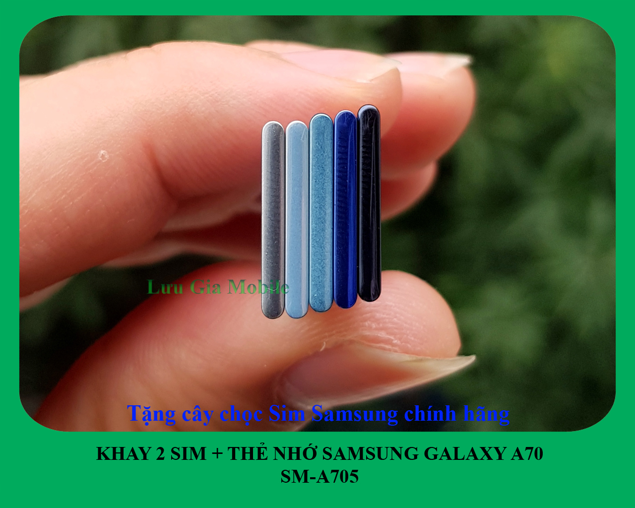 Khay sim Galaxy A70 công ty A705 + Tặng cây Chọc sim công ty